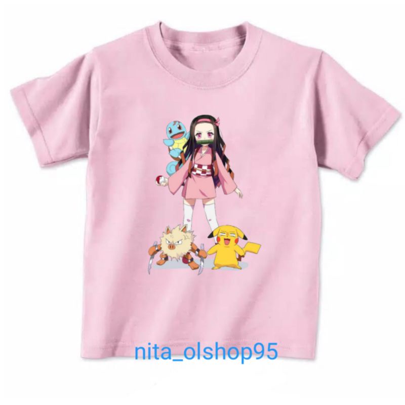 baju anak karakter pokemon anime terlaris