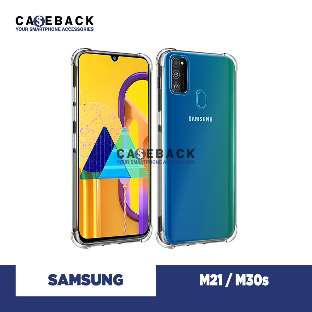 Case Anti Crack Samsung M21 / M30s - Softcase Clear Silicon Anti Shock
