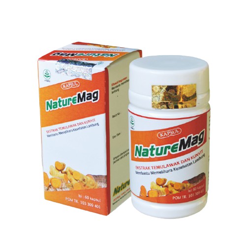 Griya Herba NatureMag 60 Kapsul Obat Asam Lambung Alami khasiat ampuh original