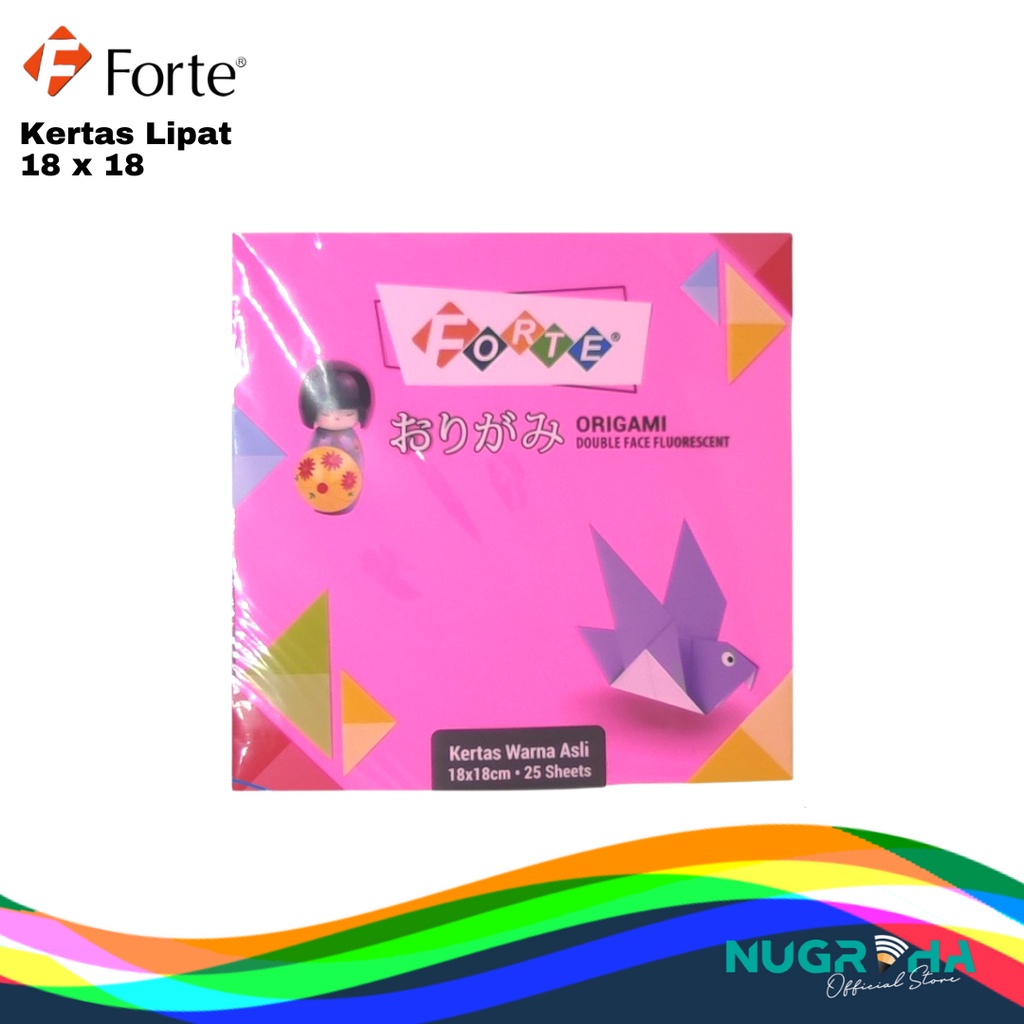 

KERTAS LIPAT ORIGAMI 18 X 18 FORTE 25 LEMBAR