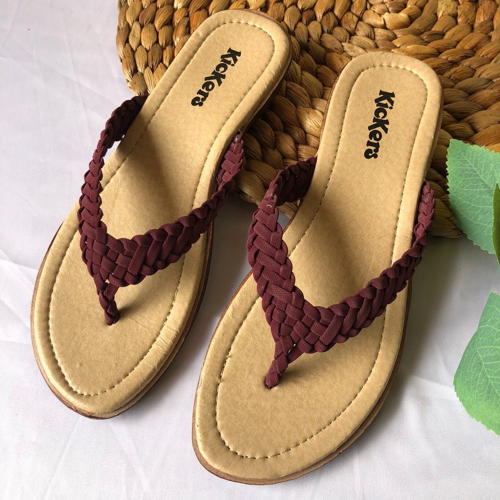 Sandal japit wanita teplek polos kombinasi tali KELABANG 5