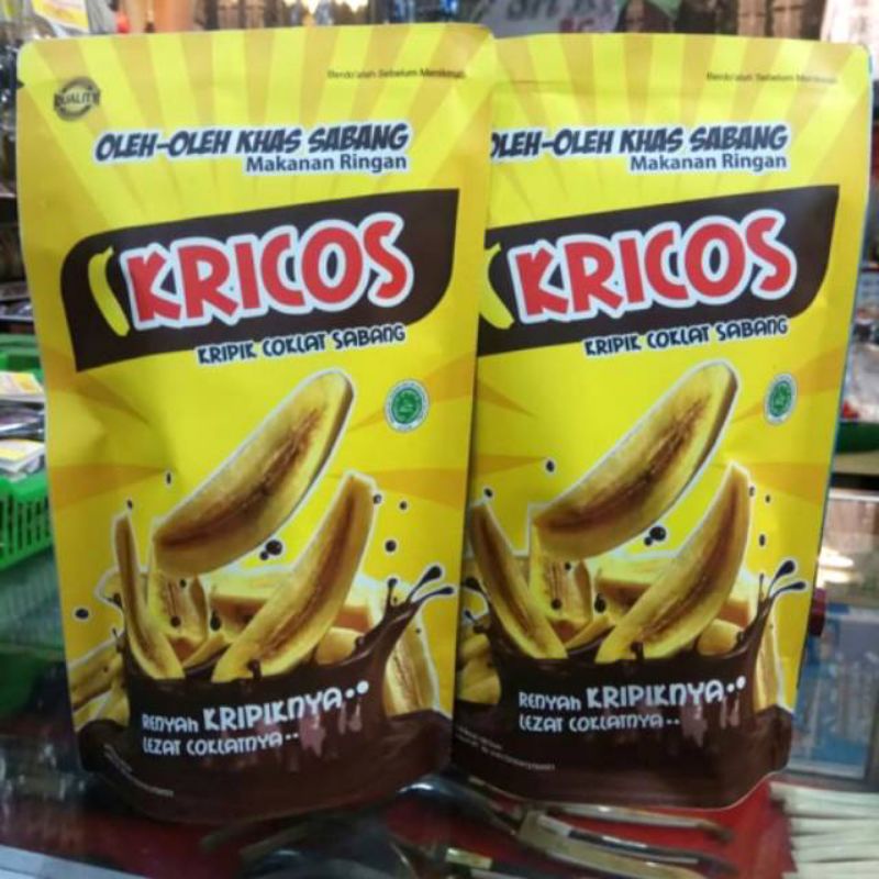 

KRICOS | KERIPIK PISANG COKLAT ASLI ACEH SABANG