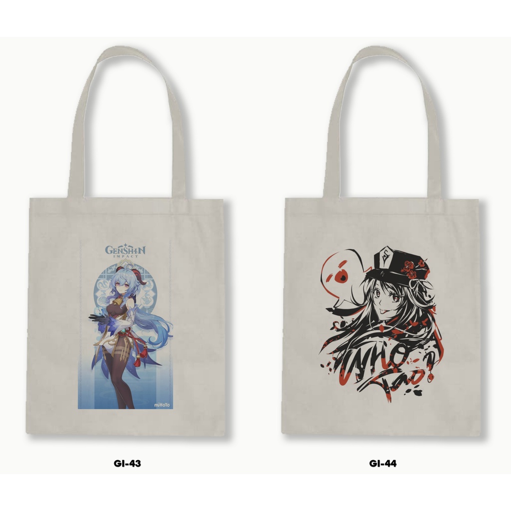 TOTE BAG BLACU - GHENSHIN IMPACT 4