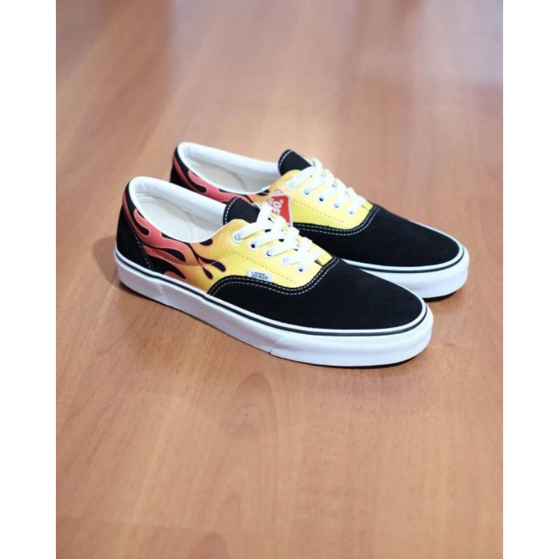 Vans Era Flame Black White