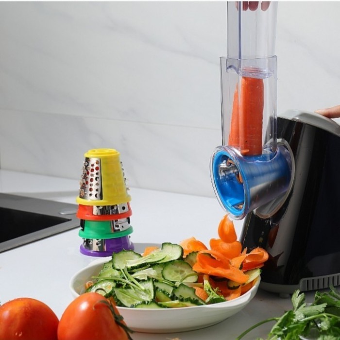 

Food Processor Listrik Penghalus Pemotong iris Makanan IDEALIFE IL-207