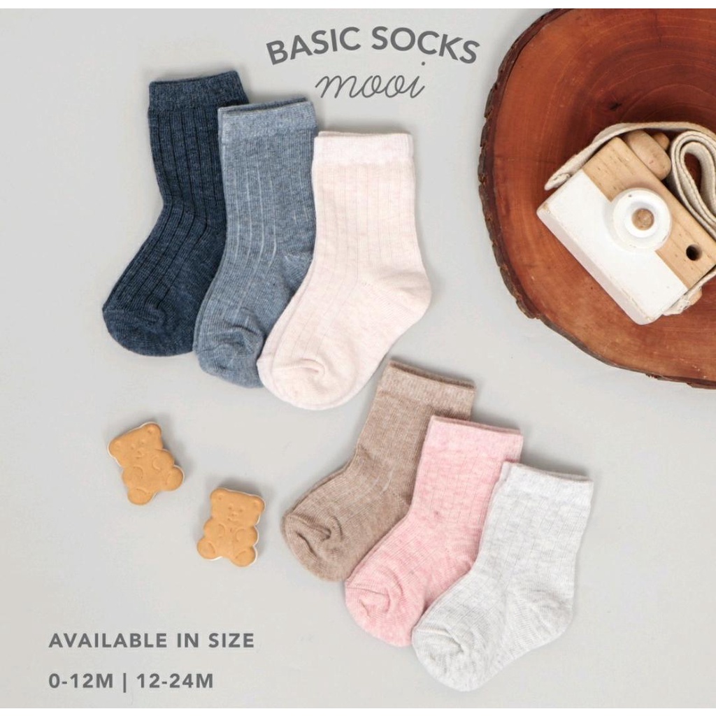 MOOI BASIC SOCKS / KAOS KAKI BAYI