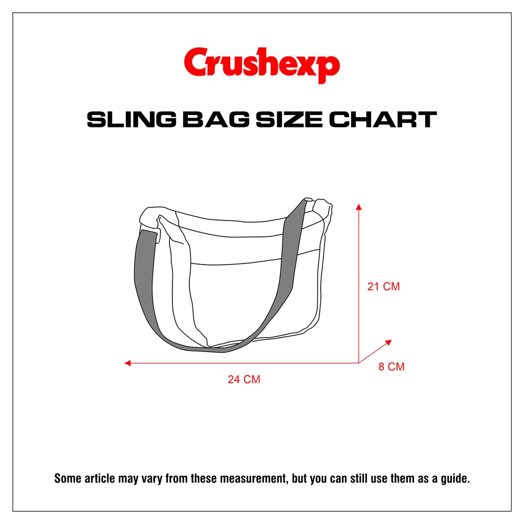 CRUSH EXP Sling Bag SBC0226/227/228 / Tas Slempang / Shoulder bag / Simple bag