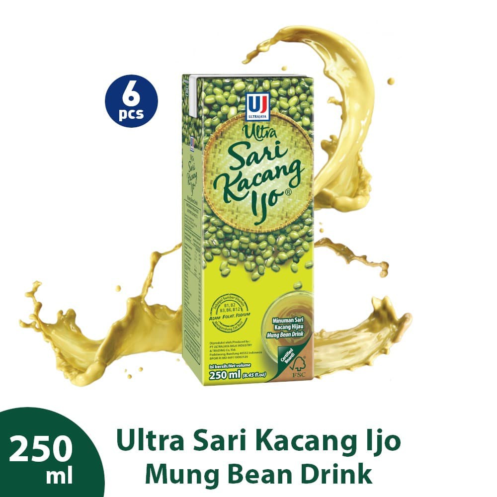 

PROMO [6PCS] ULTRA SARI KACANG IJO 250 ML TERMURAH