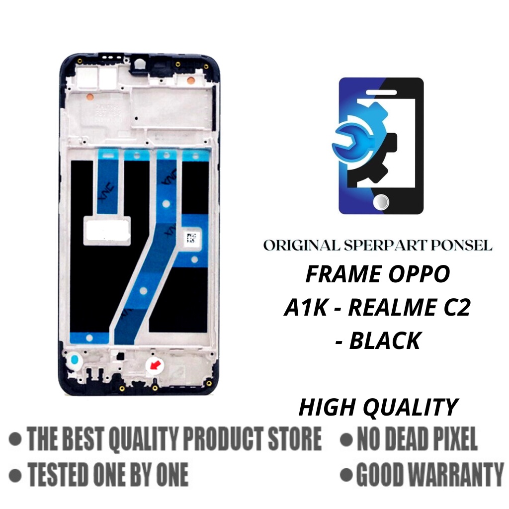 FRAME LCD - TATAKAN LCD OPPO A1K - REALME C2 KUALITAS ORIGINAL