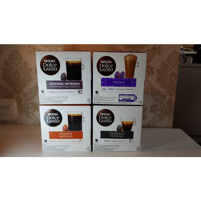 

Kopi - Nescafe Dolce Gusto Capsule Mix 4In1 Sampler. The Best Of Black Coffee