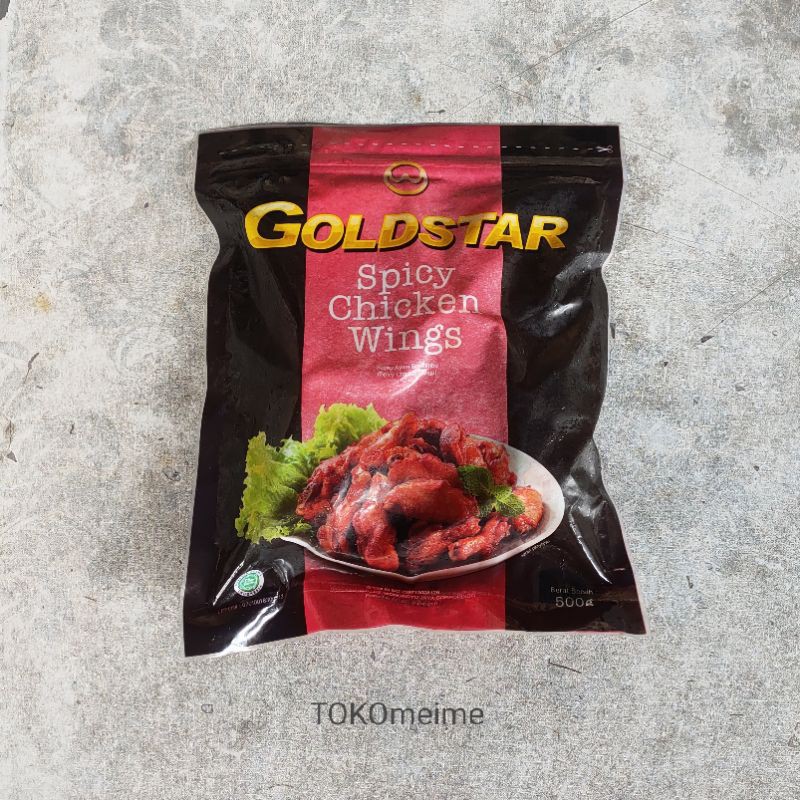 

GOLDSTAR SPICY CHICKEN WINGS 500gr [sayap ayam]