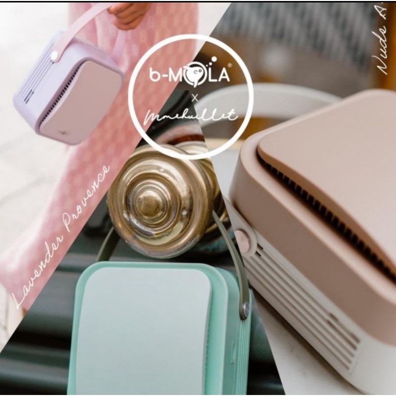 BUNDLE AIR PURIFIER BMOLA X MMEHUILLET LIMITED EDITION ALAT PEMBERSIH PENYARING UDARA PORTABLE B-MOL