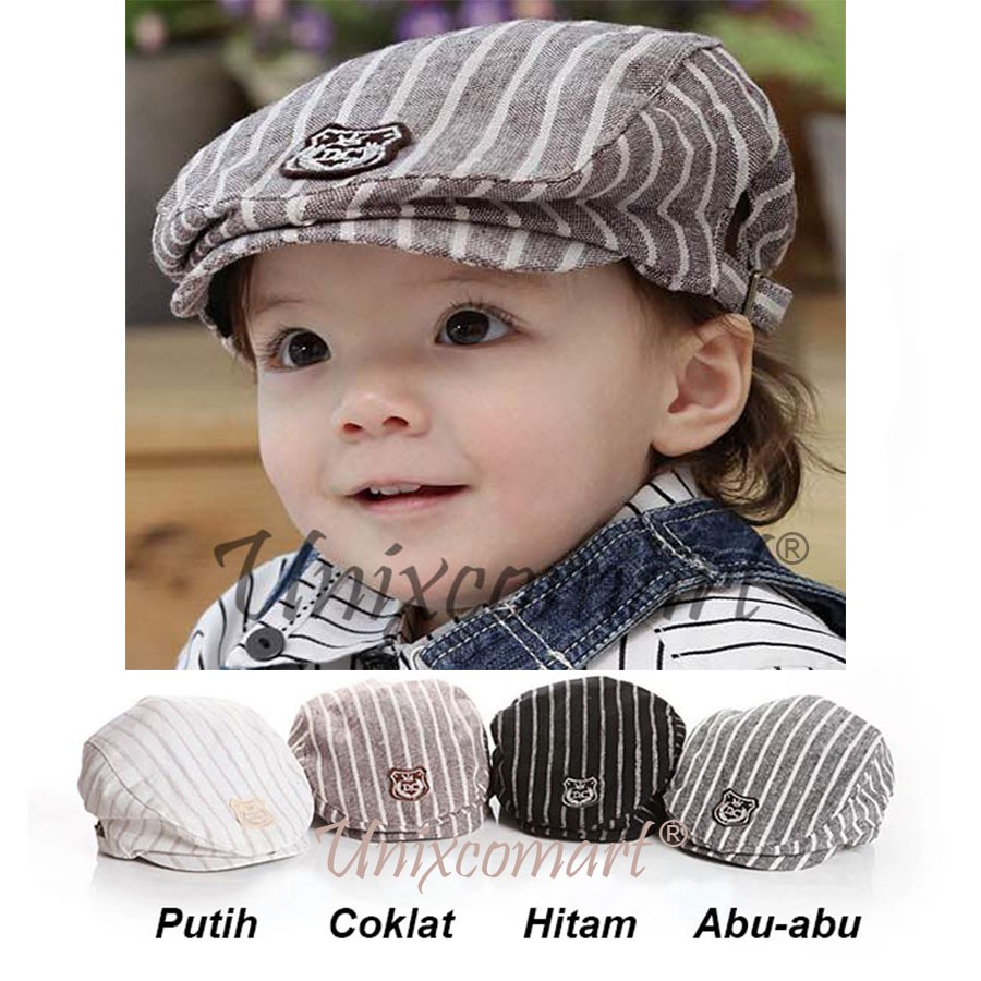 Topi BARET DC ANAK bayi Flat Cap Pelukis