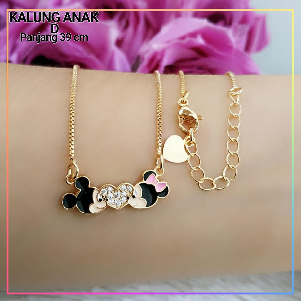 Kalung xuping kalung anak little pony lapis emas gold H114