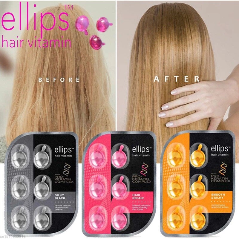 Ellips Hair Vitamin | Pro Keratin | Balinese 6 Capsules