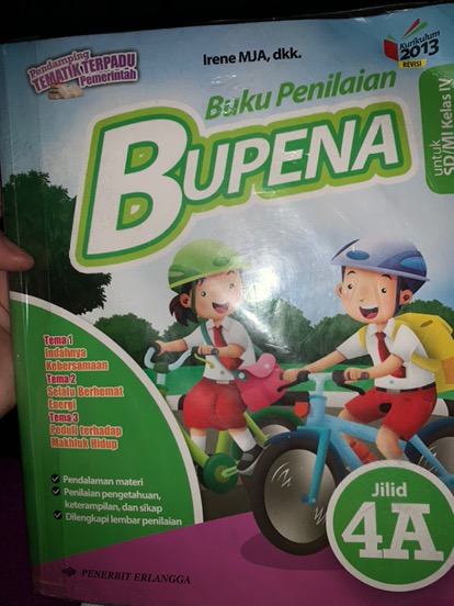 Buku Paket Bekas Bupena 4a Penerbit Erlangga Untuk Sd Mi Kelas Iv Shopee Indonesia