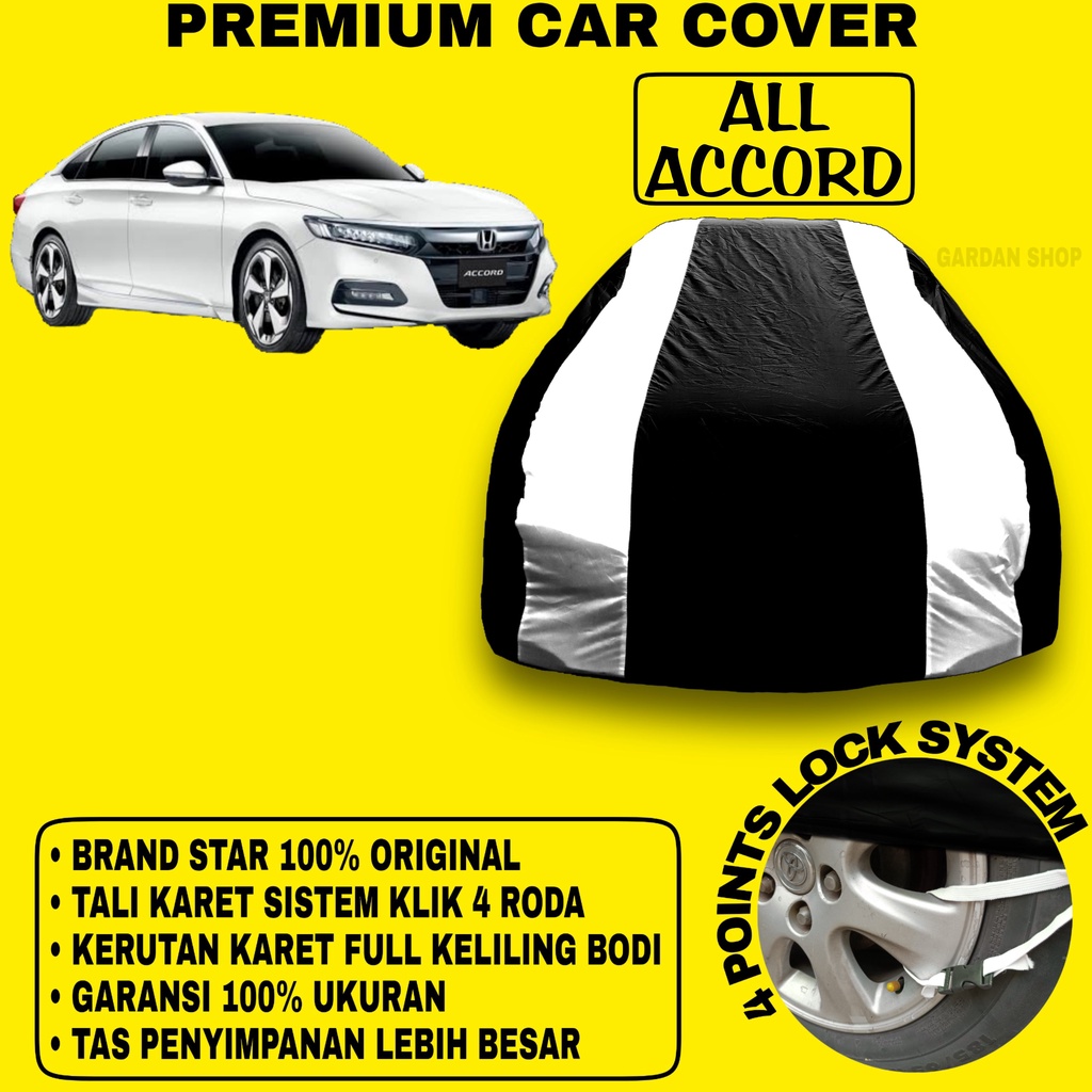 Body Cover ALL ACCORD Sarung Strip SILVER Penutup Pelindung Bodi Mobil All Accord PREMIUM