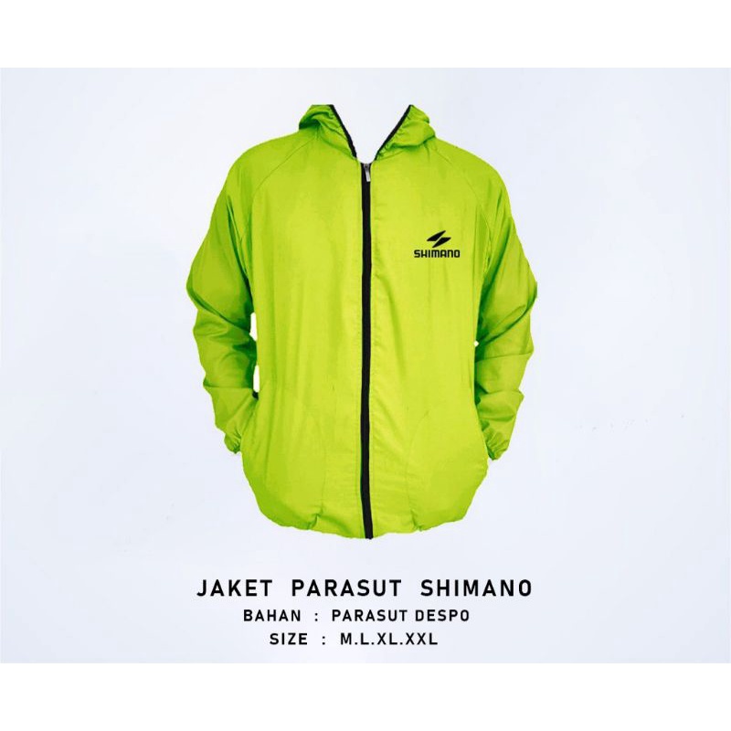 jaket pria wanita parasut shimano sauna lari bersepeda pria dan wanita-Stabilo