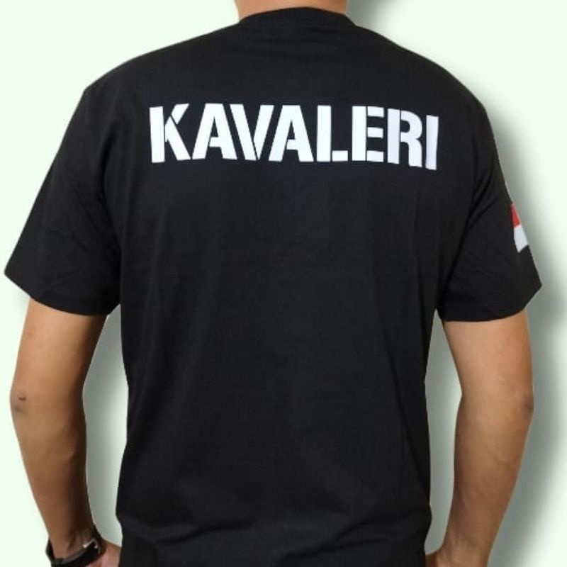 KAOS TNI AD KAVALERI//KAOS TNI AD//KAOS LENGAN PENDEK COMBED 30S