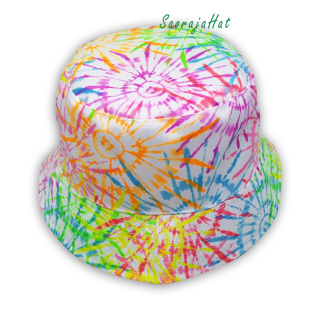 TOPI BUCKET DEWASA MOTIF WARNA WARNI | BUCKET CANTIK