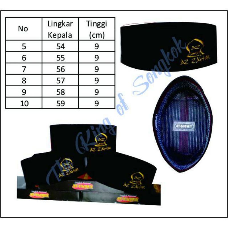 PECI AZ ZAHIR PECI HITAM AZ ZAHIR KOPIAH LOGO AZ ZAHIR SONGKOK LOGO AZ ZAHIR SONGKOK HITAM AZ ZAHIR
