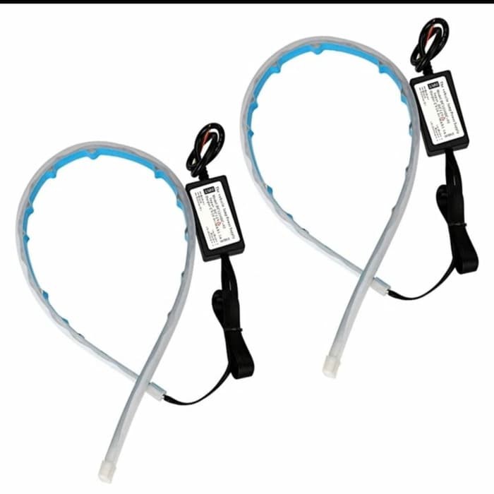 LAMPU ALIS DRL 60cm - HEADLAMP - LED DRL - WATERPROOF - FLEKSIBLE - Putih