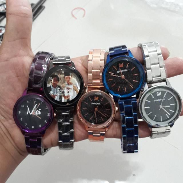 jam tangan custom wanita model Elegan Bisa custom cantik bingittsss