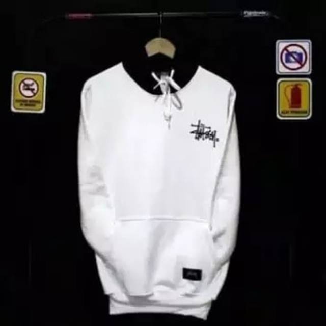 Stussy combo white - sweater hoodie
