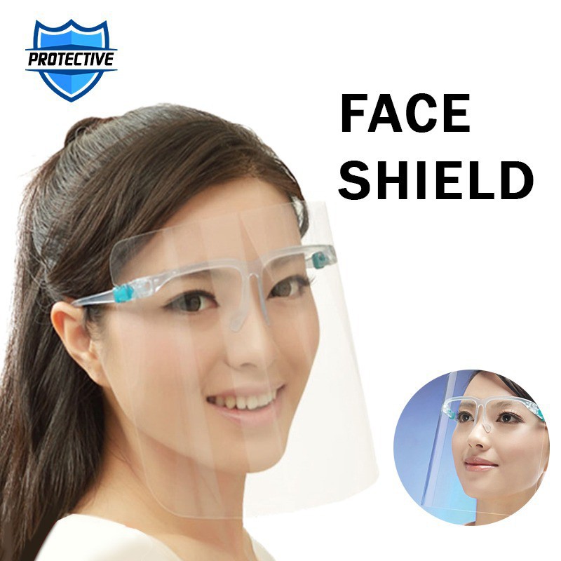 Trend-FACE SHIELD KACAMATA NAGITA Pelindung Wajah Masker Mika Transparan Full Protect Faceshield