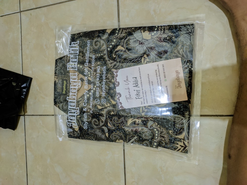 Kemeja Batik Pria Slimfit Jayabayabatik Zamrud Series