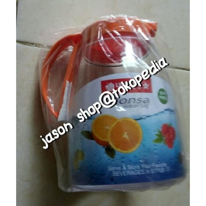 TERLARIS / Teko plastik Lion star Monsa 2,1 L/Tempat air Monsa Lion star 2,1 L