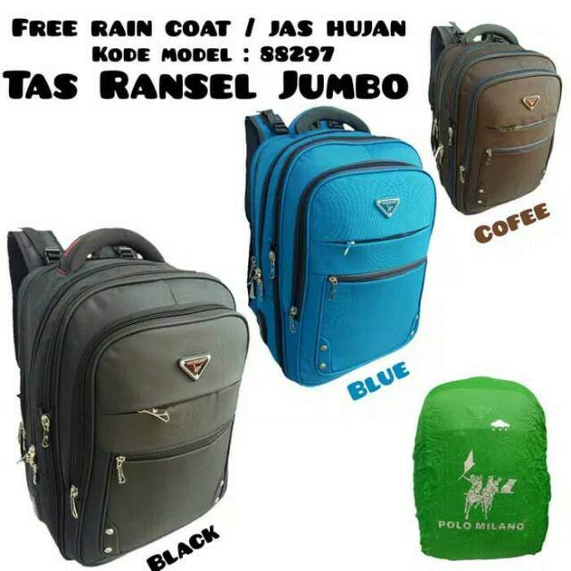 Tas ransel original polo milano jumbo tas punggung