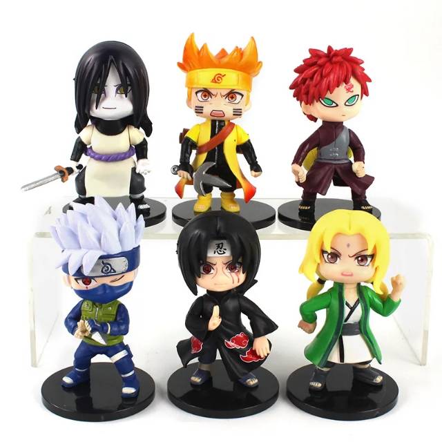 Action Figure Naruto Jiraiya Tsunade Gaara Orochimaru