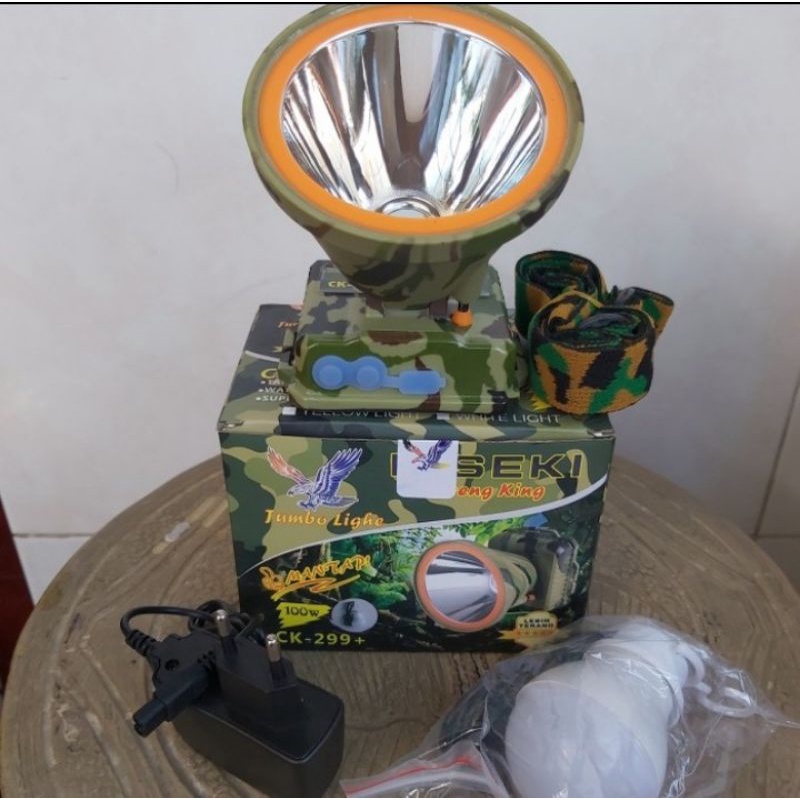 Senter Kepala 100 Watt Kiseki CK 229+/399 200 watt