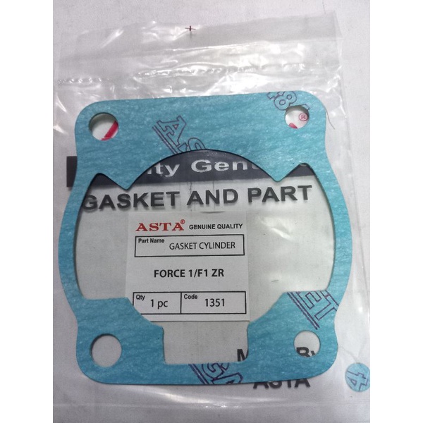 paking perpak gasket blok bawah f1zr force 1 asta