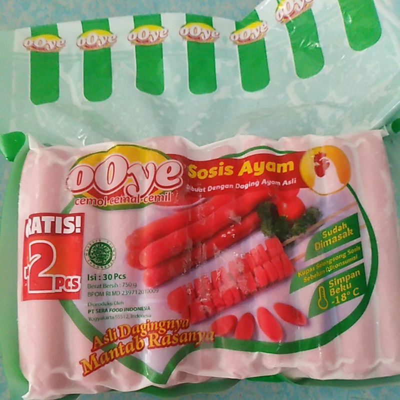 OOYE SOSIS AYAM ISI 30pcs 750g