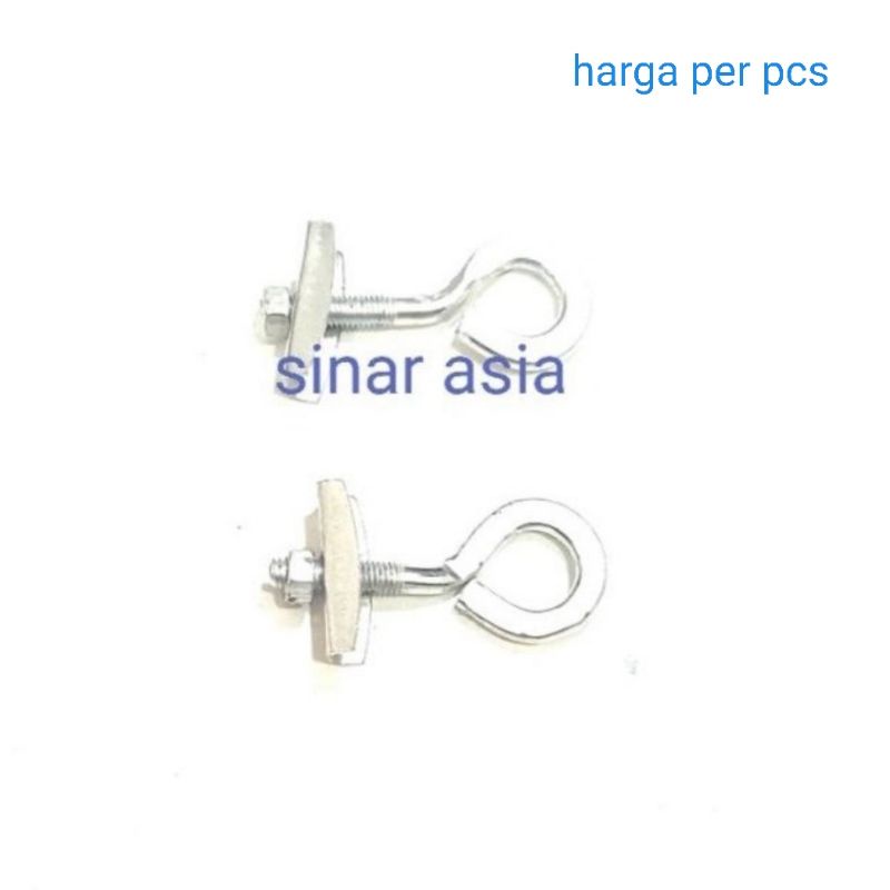 Anting sepeda / adjuster bolt panjang 3cm (steel) - harga per pcs