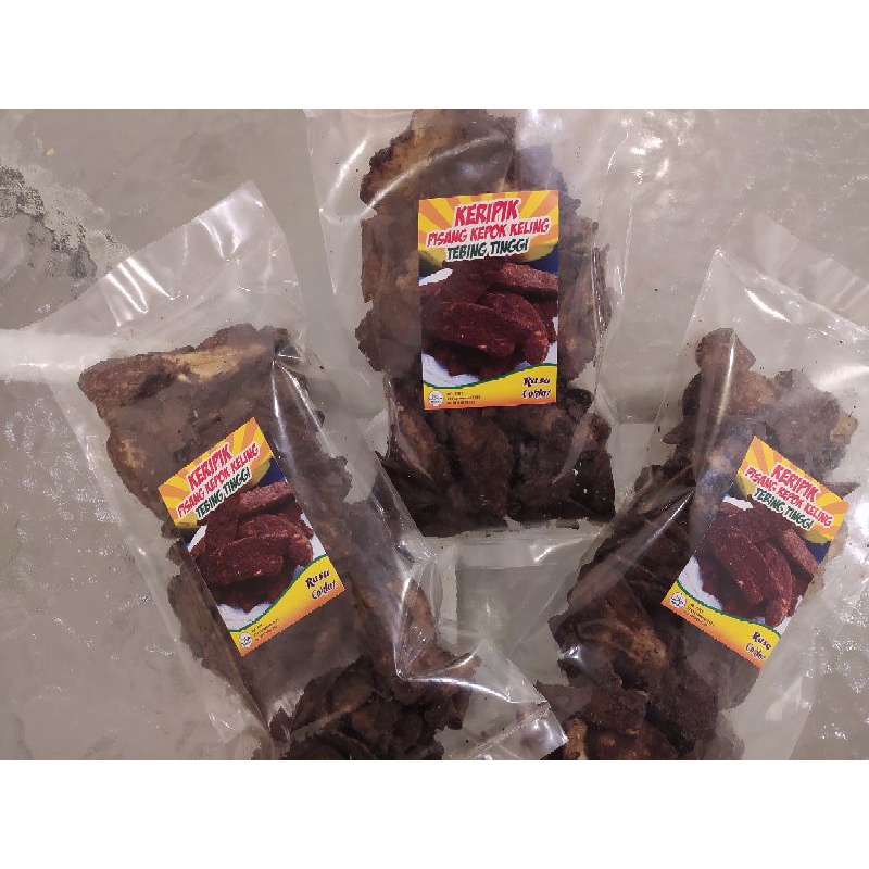 

Keripik Pisang Kepok Keling.
