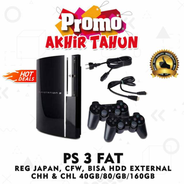 Ps3 Ps 3 Sony Playstation 3 Fat USB 2 CFW  Hardis Full Games
