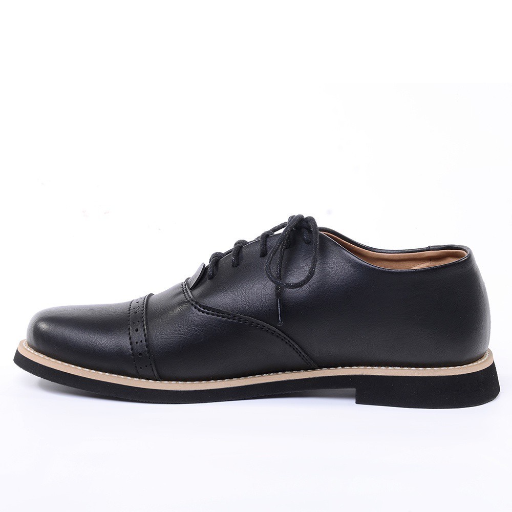 SEPATU FORMAL PRIA CASUAL DINAS PERKANTORAN BLACK BROWN KULIT PU ASLI ORIGINAL ARIONZ GAYA KEKINIAN TERLARIS MURAH - SepatuFormal Pantofel pria Resmi Formal Hitam Coklat Kasual Kantor Kuliah Pesta Kondangan Gereja Kerja PNS Guru JY7001