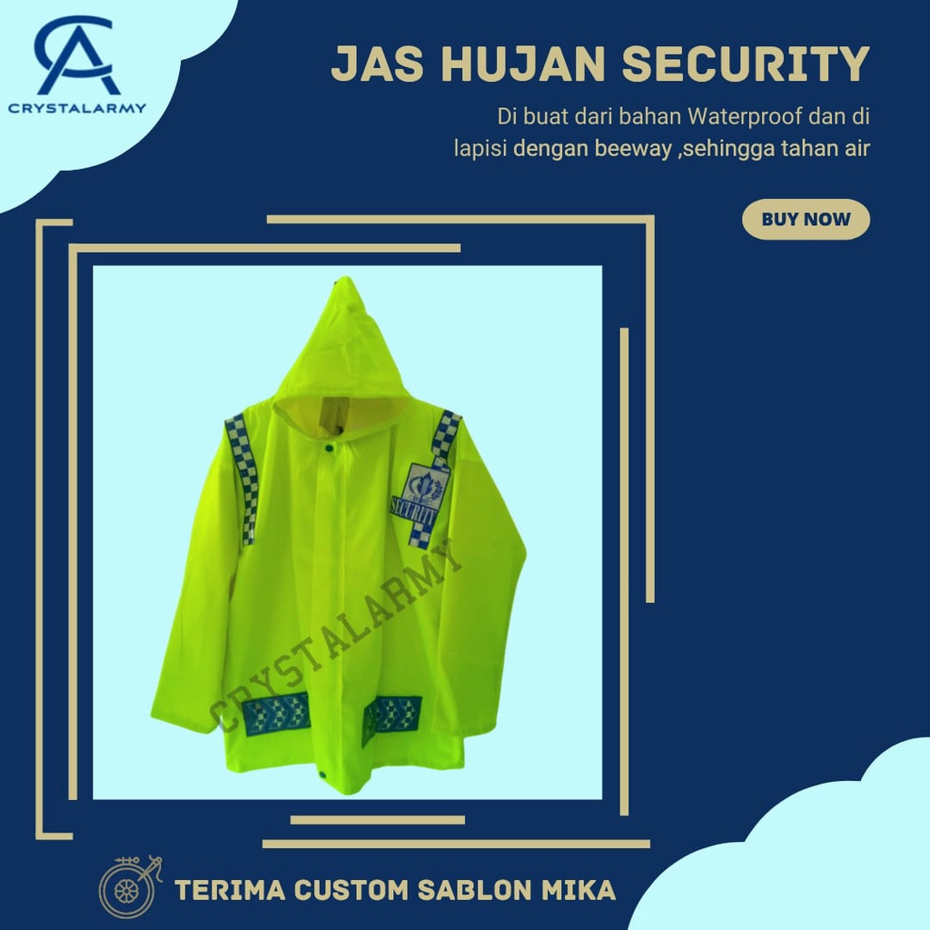 JAS HUJAN SECURITY SETELAN BAJU DAN CELANA