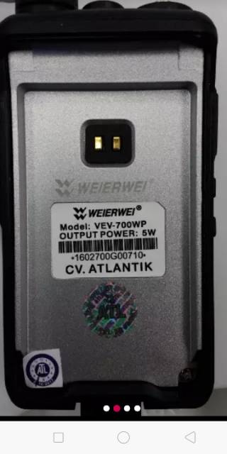 HT murah weierwei VEV-700WP dual band anti air.