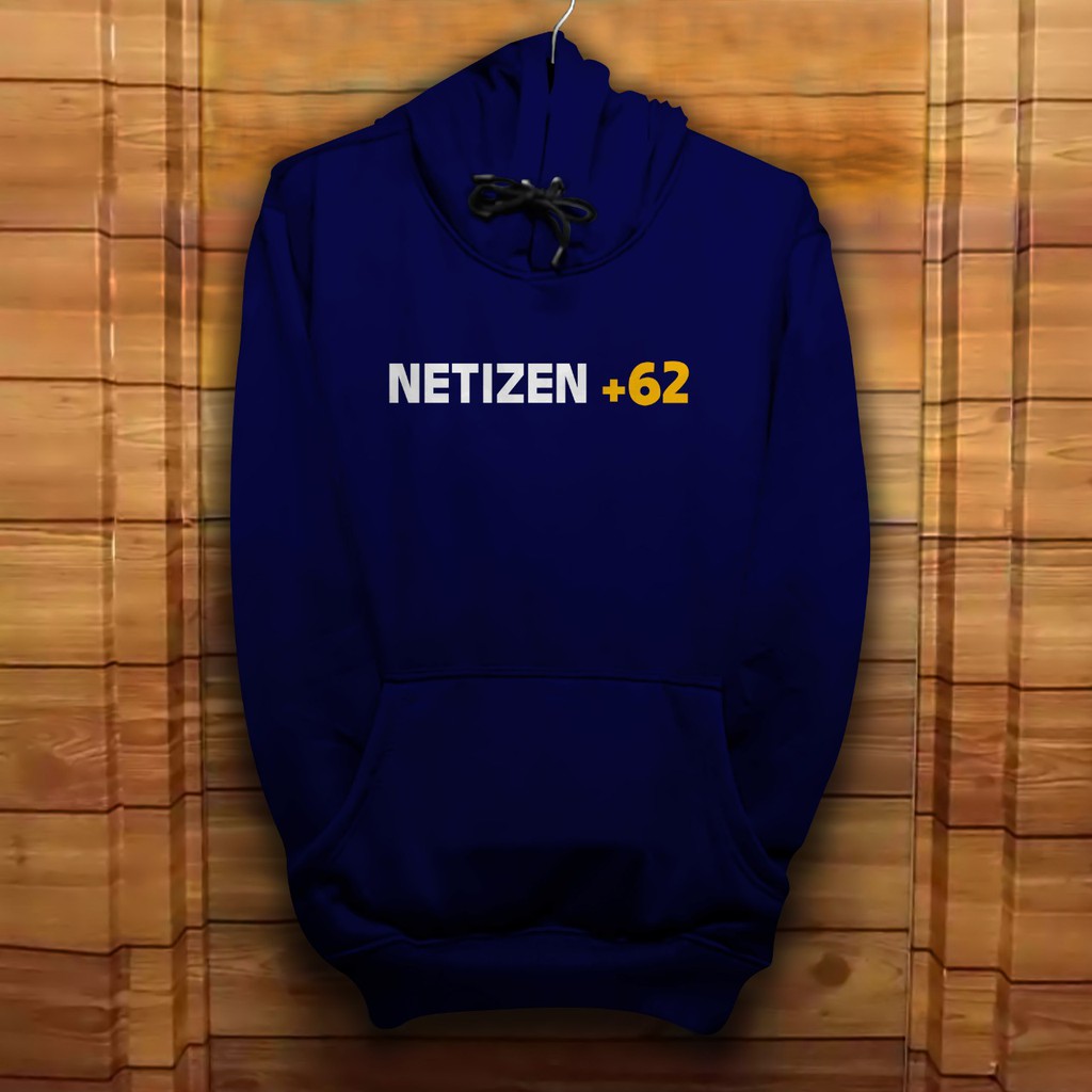 Hoodie Pria / Hodie Pria  / Jaket Pria / Sweater Hoodie  NETIZEN +62 Bahan Fleece UK L-XL