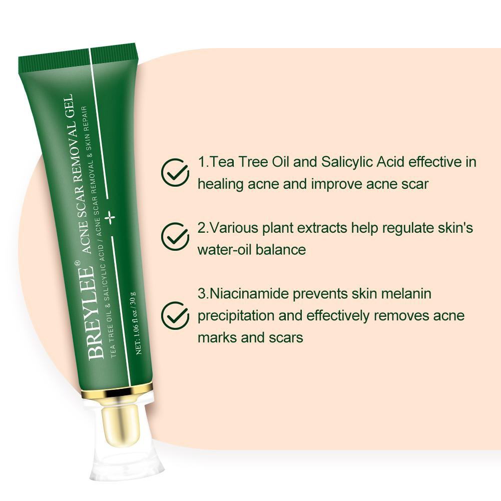 Acne Scar Removal Gel Penghilang Bekas Luka Jerawat Bintik-Bintik Pigmentasi Perawatan Kulit