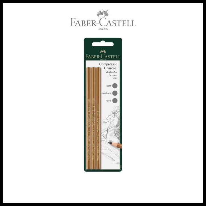 

Daisydooo | Faber-Castell Pitt Charcoal Pencil Blister 3 Sticks Assorted