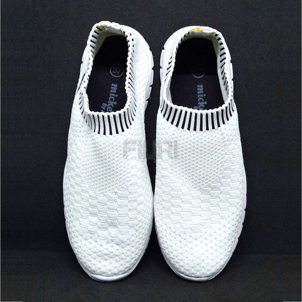 ARDILES Original - Mickelson MYTHA 37-40 Putih - Sepatu Olahraga Wanita - Sepatu Sneakers Knit Rajut