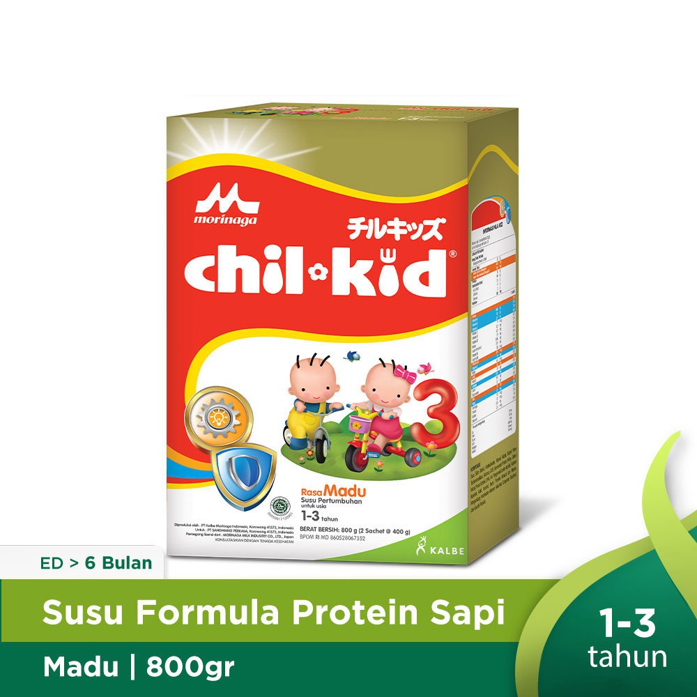 Morinaga Chil Kid Reguler Vanilla/Madu 800 gr