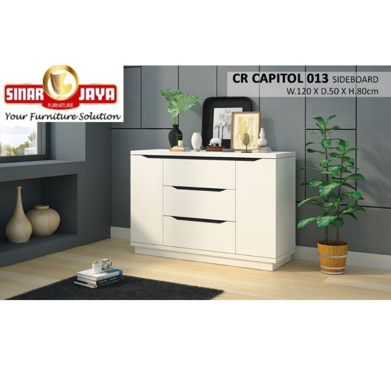 Bufet CR Capitol 013 white glosy