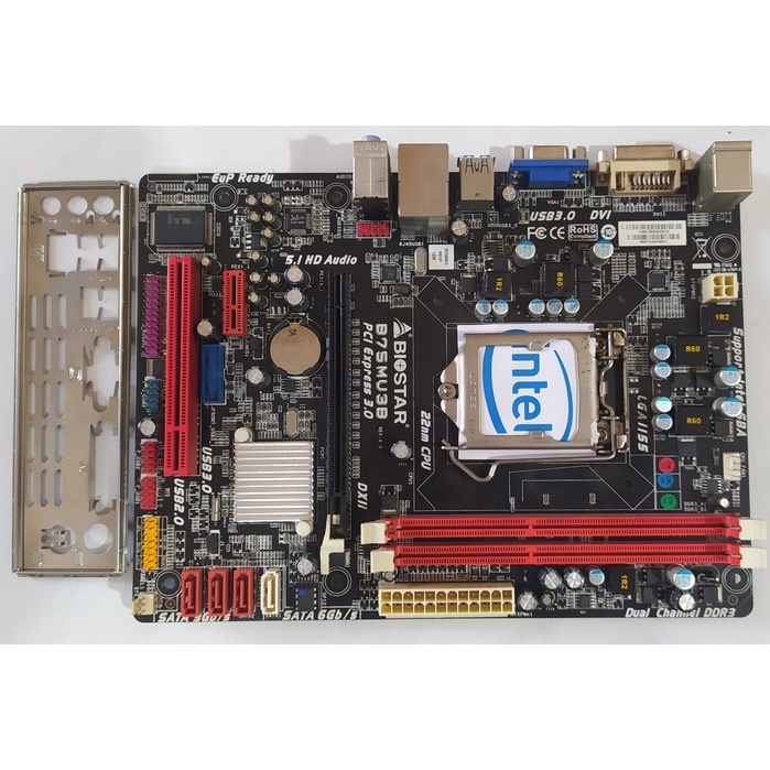 Motherboard B75 BIOSTAR LGA 1155 Mainboard Mobo