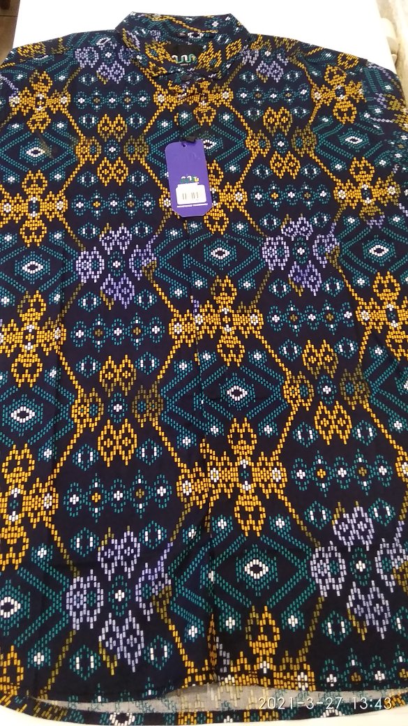 (bisa Seragaman) Biajo.shop Kemeja Batik Slimfit Pria Lengan Pendek Cotton Stretch Premium By Biajo